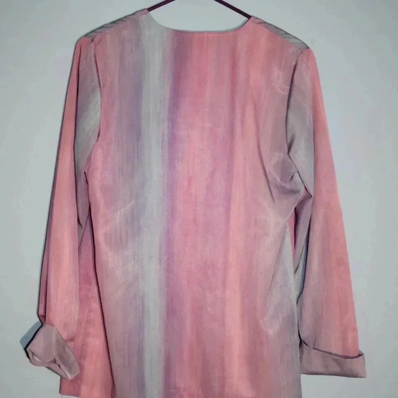 Vintage Vicki Wayne Pastel Open Front Blazer - Picture 11 of 13